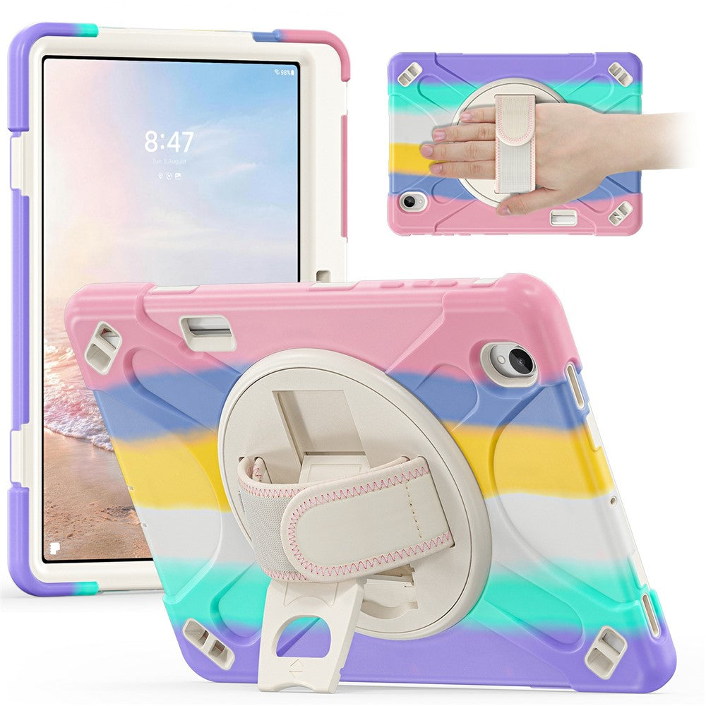 For Samsung Galaxy Tab S12+ Case TPU + PC + Silicone Kickstand Anti Drop Tablet Cover