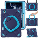 Til Samsung Galaxy Tab S12+ Cover med Skulderrem TPU + PC + Silikone Støttefod Tablet Cover