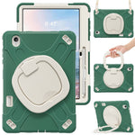 Til Samsung Galaxy Tab S12+ Cover med Skulderrem TPU + PC + Silikone Støttefod Tablet Cover