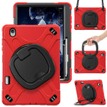 Til Samsung Galaxy Tab S12+ Cover med Skulderrem TPU + PC + Silikone Støttefod Tablet Cover