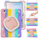 Til Samsung Galaxy Tab S12+ Cover med Skulderrem TPU + PC + Silikone Støttefod Tablet Cover
