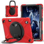 For Samsung Galaxy Tab S12+ Case TPU + PC + Silicone Tablet Cover Swivel Kickstand Handle Grip