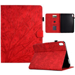 For Samsung Galaxy Tab S12+ Leather Case Tree Pattern Card Slots Stand Cover