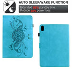 For Samsung Galaxy Tab S12+ Case Mandala Imprinted Leather Tablet Cover with Card Slots