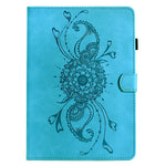 For Samsung Galaxy Tab S12+ Case Mandala Imprinted Leather Tablet Cover with Card Slots