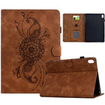 For Samsung Galaxy Tab S12+ Case Mandala Imprinted Leather Tablet Cover with Card Slots