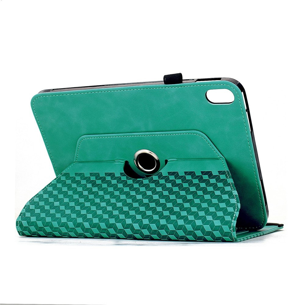 Til Samsung Galaxy Tab S12+ Etui Roterbart Stativ Kortlommer Blokeringsmønster Lædercover