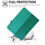 Til Samsung Galaxy Tab S12+ Etui Roterbart Stativ Kortlommer Blokeringsmønster Lædercover