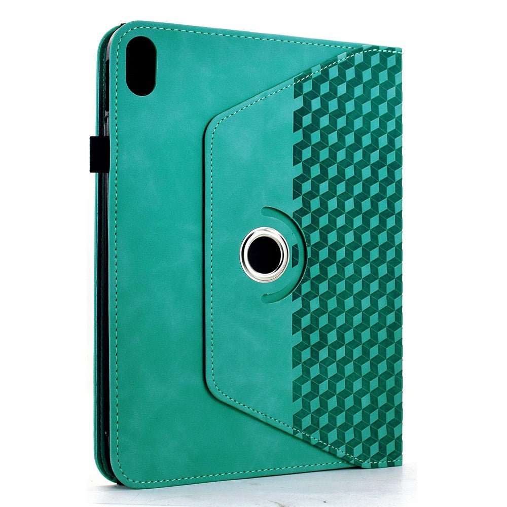 Til Samsung Galaxy Tab S12+ Etui Roterbart Stativ Kortlommer Blokeringsmønster Lædercover
