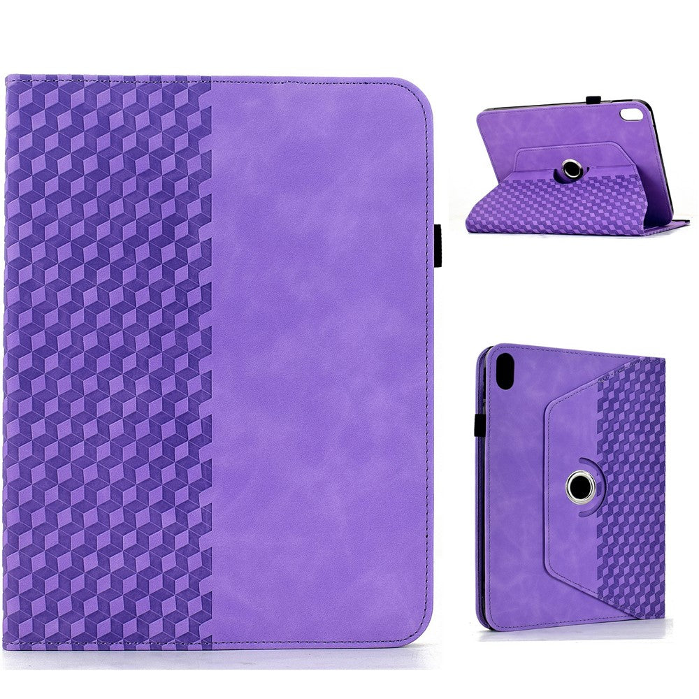 Til Samsung Galaxy Tab S12+ Etui Roterbart Stativ Kortlommer Blokeringsmønster Lædercover