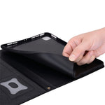 For Lenovo Legion Y700 (Gen 5) Case Front Pocket Business Leather Tablet Cover with Card Holder Stand