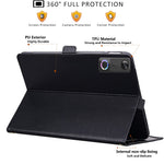 For Lenovo Legion Y700 (Gen 5) Case Front Pocket Business Leather Tablet Cover with Card Holder Stand