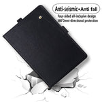 For Lenovo Legion Y700 (Gen 5) Case Front Pocket Business Leather Tablet Cover with Card Holder Stand