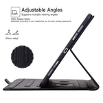 For Lenovo Legion Y700 (Gen 5) Case Front Pocket Business Leather Tablet Cover with Card Holder Stand