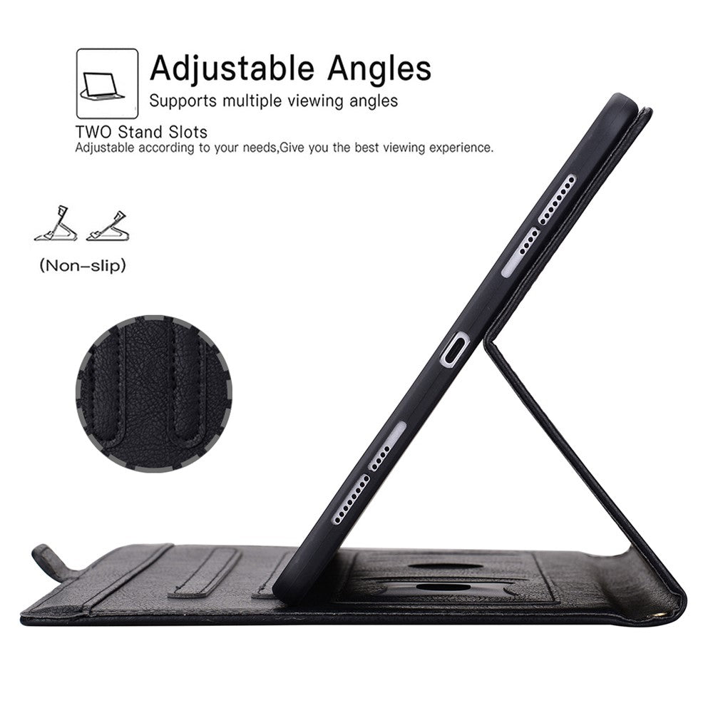 For Lenovo Legion Y700 (Gen 5) Case Front Pocket Business Leather Tablet Cover with Card Holder Stand