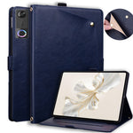 For Lenovo Legion Y700 (Gen 5) Case Front Pocket Business Leather Tablet Cover with Card Holder Stand