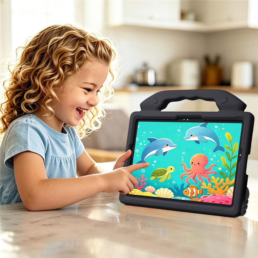EVA Case for Samsung Galaxy Tab A11 / Tab A9 / Tab A 8.0 (2019) / Tab A7 Lite 8.7-inch / Lenovo Tab One / Tab K9 Cartoon Thumb Kickstand Shockproof Tablet Cover
