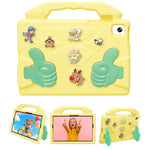 EVA Case for Samsung Galaxy Tab A11 / Tab A9 / Tab A 8.0 (2019) / Tab A7 Lite 8.7-inch / Lenovo Tab One / Tab K9 Cartoon Thumb Kickstand Shockproof Tablet Cover