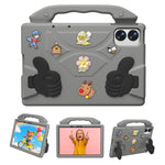 EVA Case for Xiaomi Redmi Pad 2 Pro / Pad Pro 5G / Pad Pro / Poco Pad M1 / Honor Pad 20 / Pad 10 / Pad V8 Pro Cartoon Thumb Kickstand Shockproof Tablet Cover