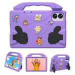 EVA Case for Xiaomi Redmi Pad 2 Pro / Pad Pro 5G / Pad Pro / Poco Pad M1 / Honor Pad 20 / Pad 10 / Pad V8 Pro Cartoon Thumb Kickstand Shockproof Tablet Cover
