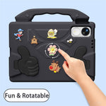 EVA Case for Huawei MatePad 11.5 (2026) / MatePad 11.5 S (2025) / Honor Pad 10 Pro / Pad V9 / Pad GT Cartoon Thumb Kickstand Shockproof Tablet Cover
