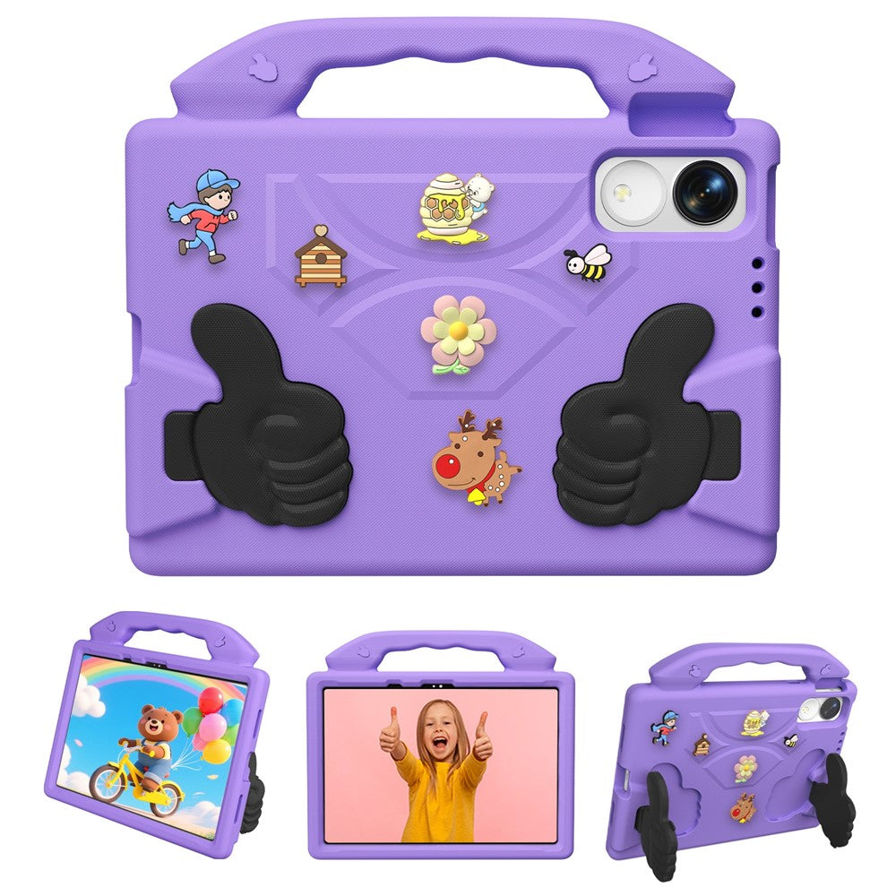 EVA-skal till Huawei MatePad 11.5 (2026) / MatePad 11.5 S (2025) / Honor Pad 10 Pro / Pad V9 / Pad GT Tecknad Tumställning Stötsäkert Surfplatta