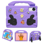 EVA Case for Huawei MatePad 11.5 (2026) / MatePad 11.5 S (2025) / Honor Pad 10 Pro / Pad V9 / Pad GT Cartoon Thumb Kickstand Shockproof Tablet Cover