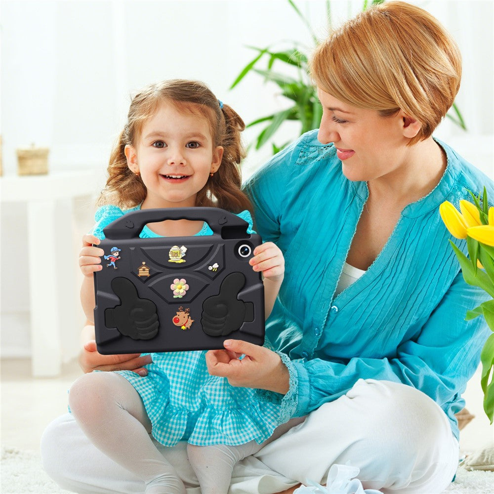 Motorola Moto Pad 60 Lite / Lenovo Tab TB311FU EVA-cover, tegneserie, tommelfingerstøtte, stødsikker tabletbeskyttelse