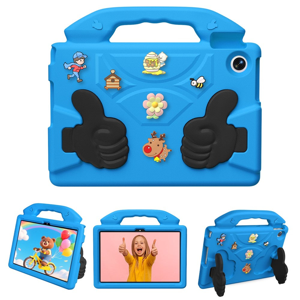 Motorola Moto Pad 60 Lite / Lenovo Tab TB311FU EVA-cover, tegneserie, tommelfingerstøtte, stødsikker tabletbeskyttelse