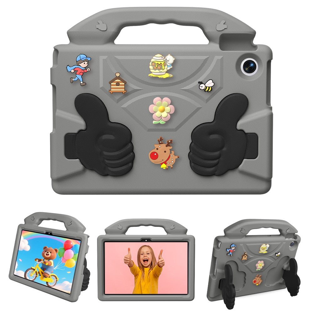 Motorola Moto Pad 60 Lite / Lenovo Tab TB311FU EVA-cover, tegneserie, tommelfingerstøtte, stødsikker tabletbeskyttelse