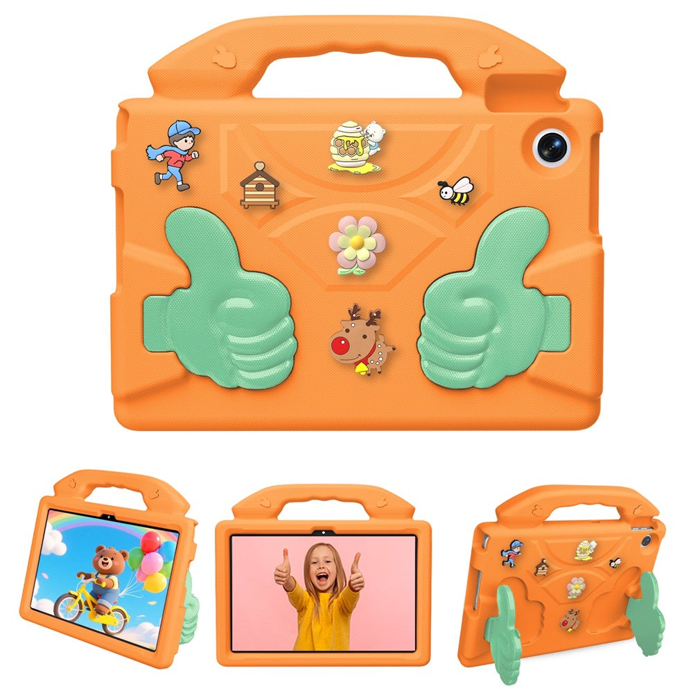 Motorola Moto Pad 60 Lite / Lenovo Tab TB311FU EVA-cover, tegneserie, tommelfingerstøtte, stødsikker tabletbeskyttelse