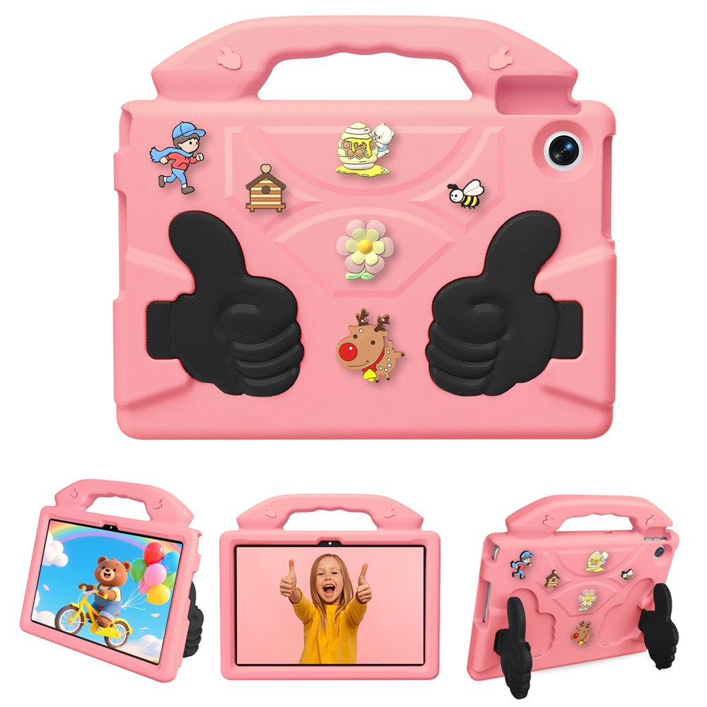 Motorola Moto Pad 60 Lite / Lenovo Tab TB311FU EVA-cover, tegneserie, tommelfingerstøtte, stødsikker tabletbeskyttelse