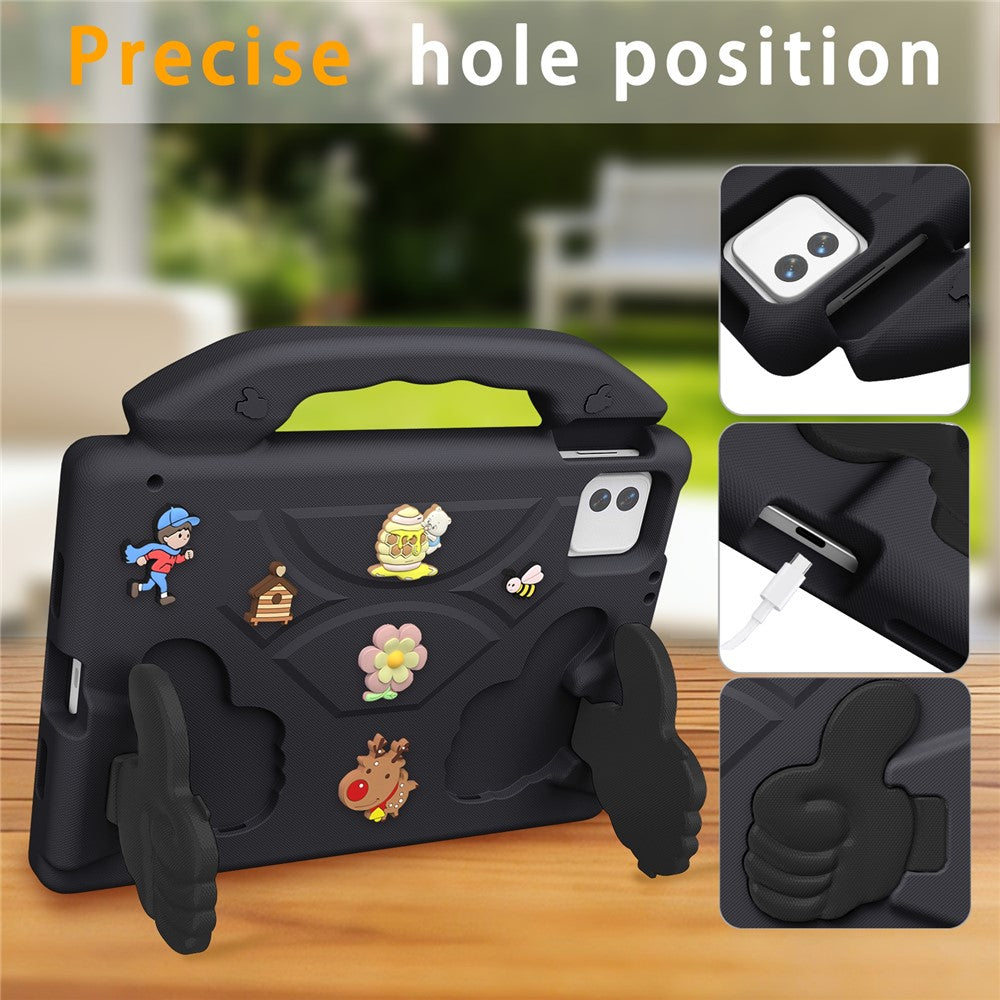 EVA Case for Xiaomi Pad 8 Pro / Pad 8 / Pad 7 Pro / Pad 7 / Poco Pad X1 Cartoon Thumb Kickstand Shockproof Tablet Cover
