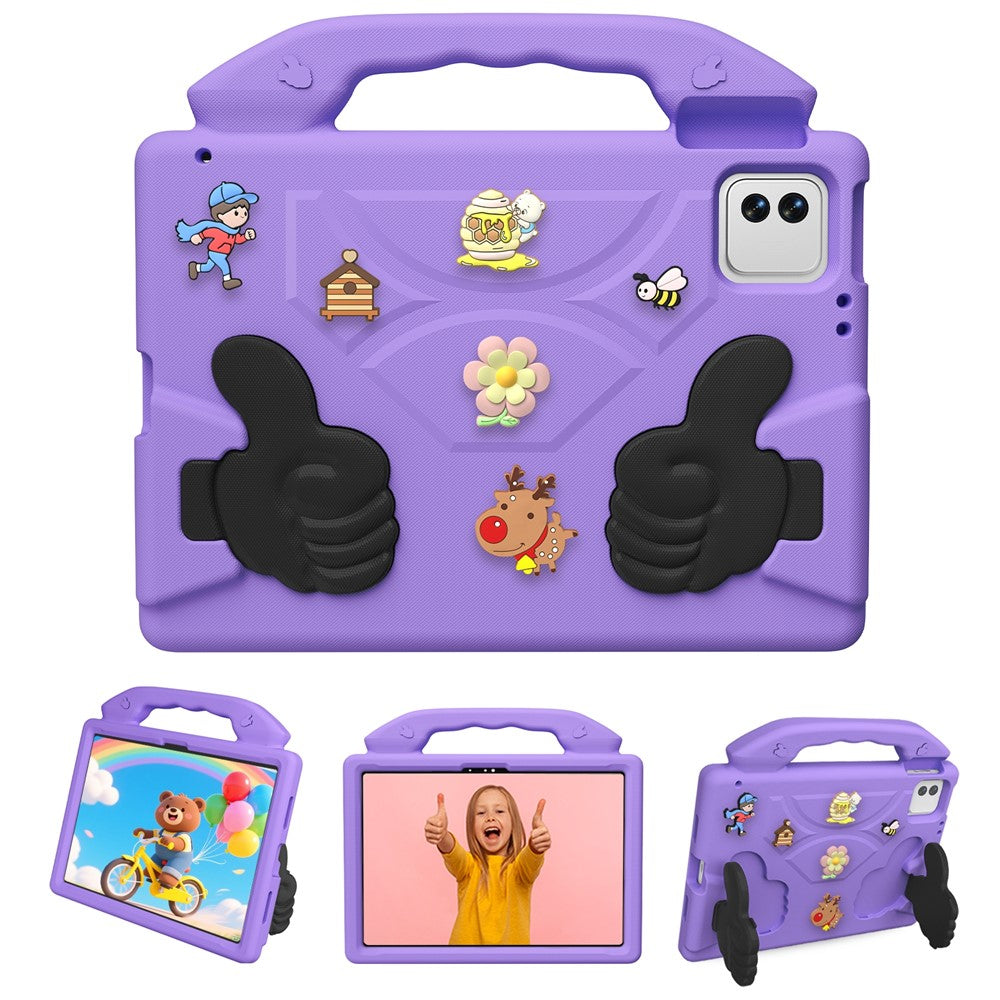 EVA Case for Xiaomi Pad 8 Pro / Pad 8 / Pad 7 Pro / Pad 7 / Poco Pad X1 Cartoon Thumb Kickstand Shockproof Tablet Cover