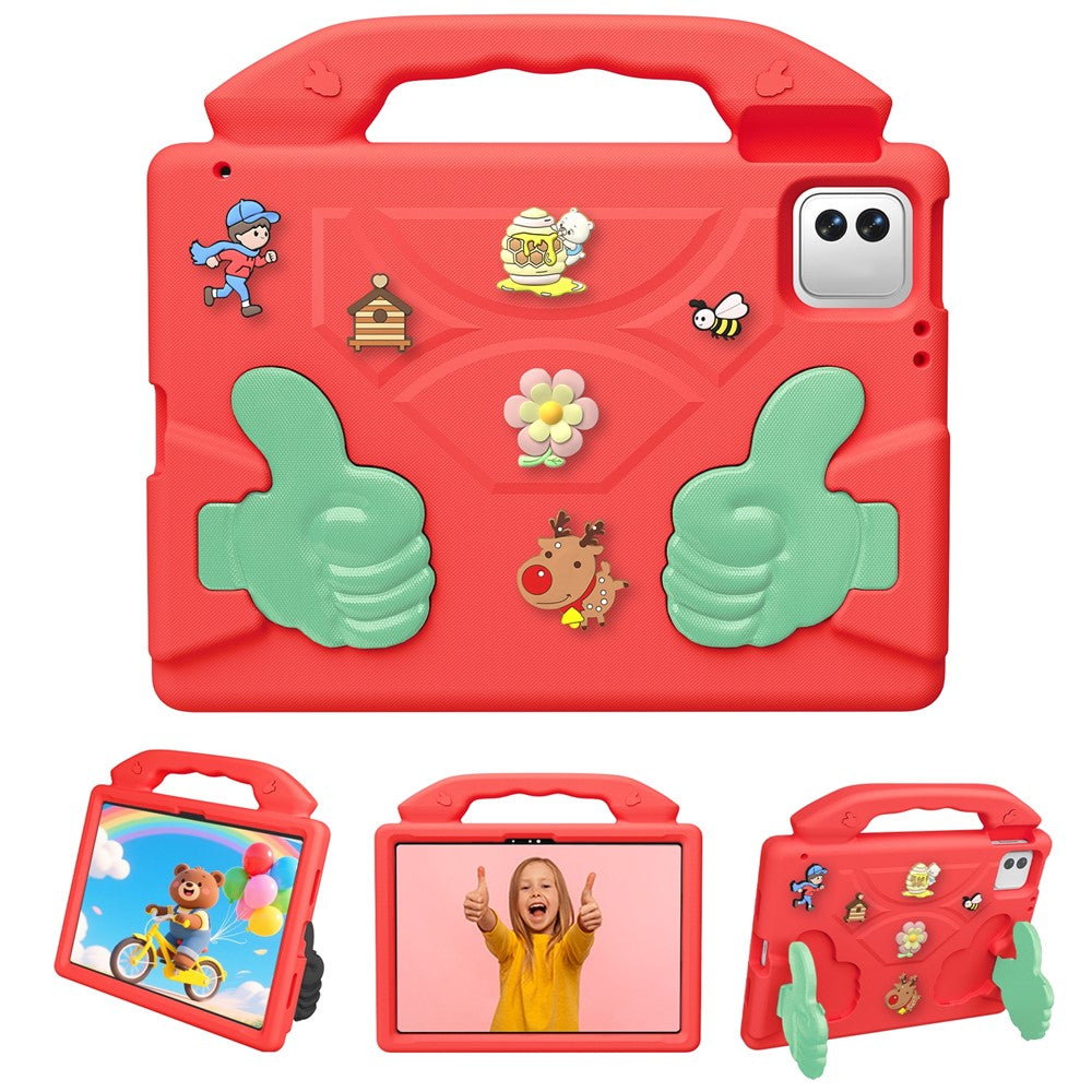 EVA Case for Xiaomi Pad 8 Pro / Pad 8 / Pad 7 Pro / Pad 7 / Poco Pad X1 Cartoon Thumb Kickstand Shockproof Tablet Cover