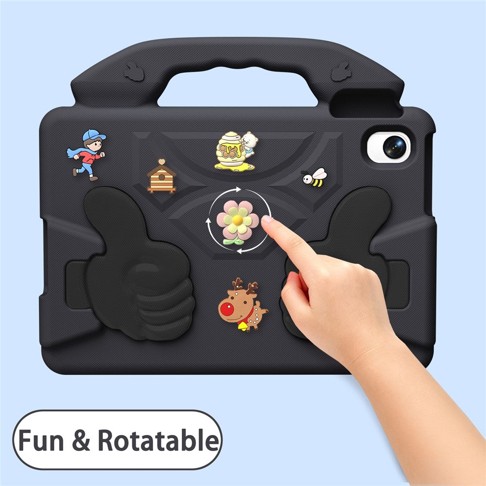 EVA Case for Xiaomi Redmi Pad 2 SE / Redmi Pad 2 9.7 / Poco Pad C1 Cartoon Thumb Kickstand Shockproof Tablet Cover