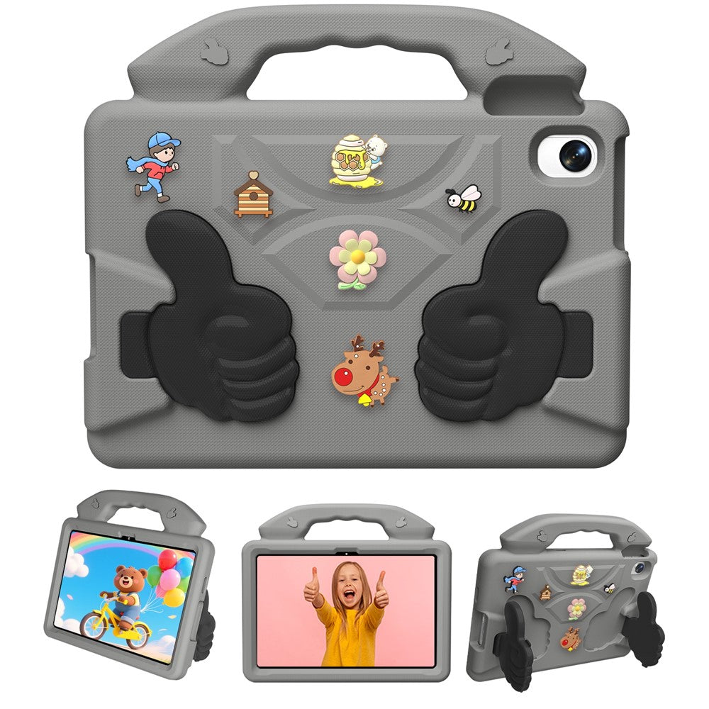 EVA Case for Xiaomi Redmi Pad 2 SE / Redmi Pad 2 9.7 / Poco Pad C1 Cartoon Thumb Kickstand Shockproof Tablet Cover