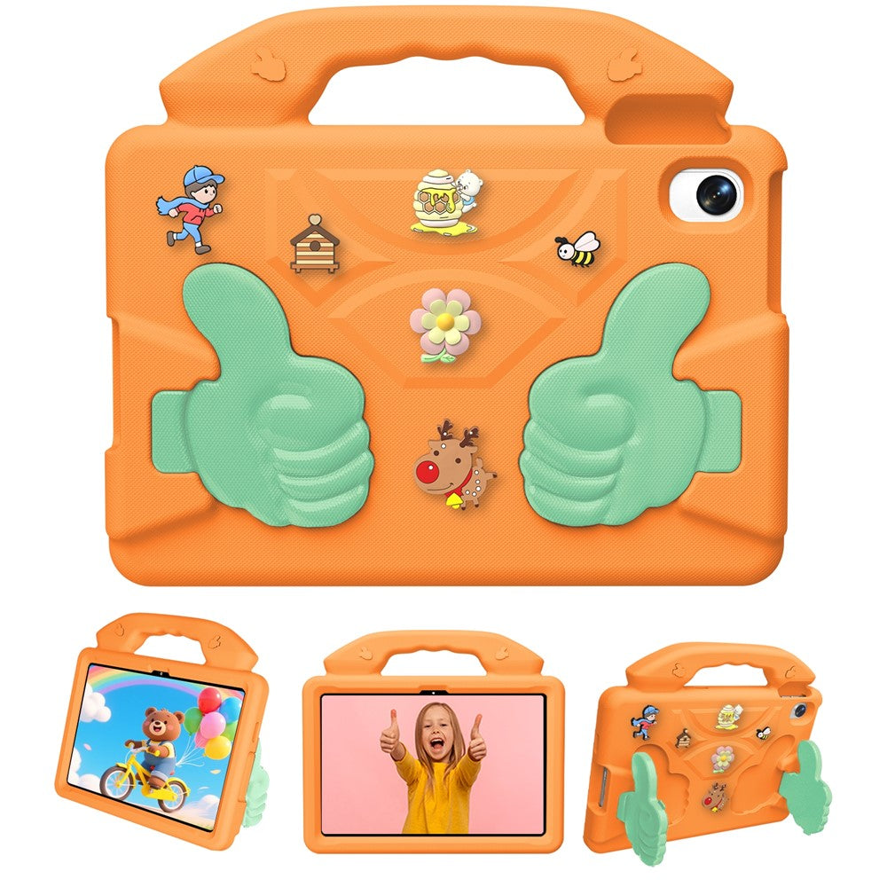 EVA Case for Xiaomi Redmi Pad 2 SE / Redmi Pad 2 9.7 / Poco Pad C1 Cartoon Thumb Kickstand Shockproof Tablet Cover