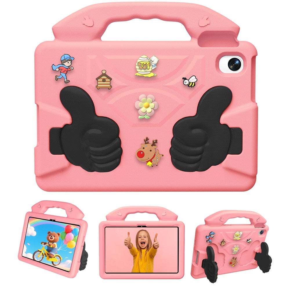 EVA Case for Xiaomi Redmi Pad 2 SE / Redmi Pad 2 9.7 / Poco Pad C1 Cartoon Thumb Kickstand Shockproof Tablet Cover