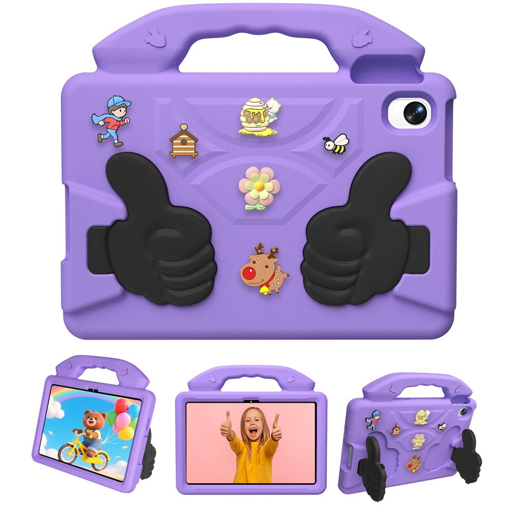 EVA Case for Xiaomi Redmi Pad 2 SE / Redmi Pad 2 9.7 / Poco Pad C1 Cartoon Thumb Kickstand Shockproof Tablet Cover