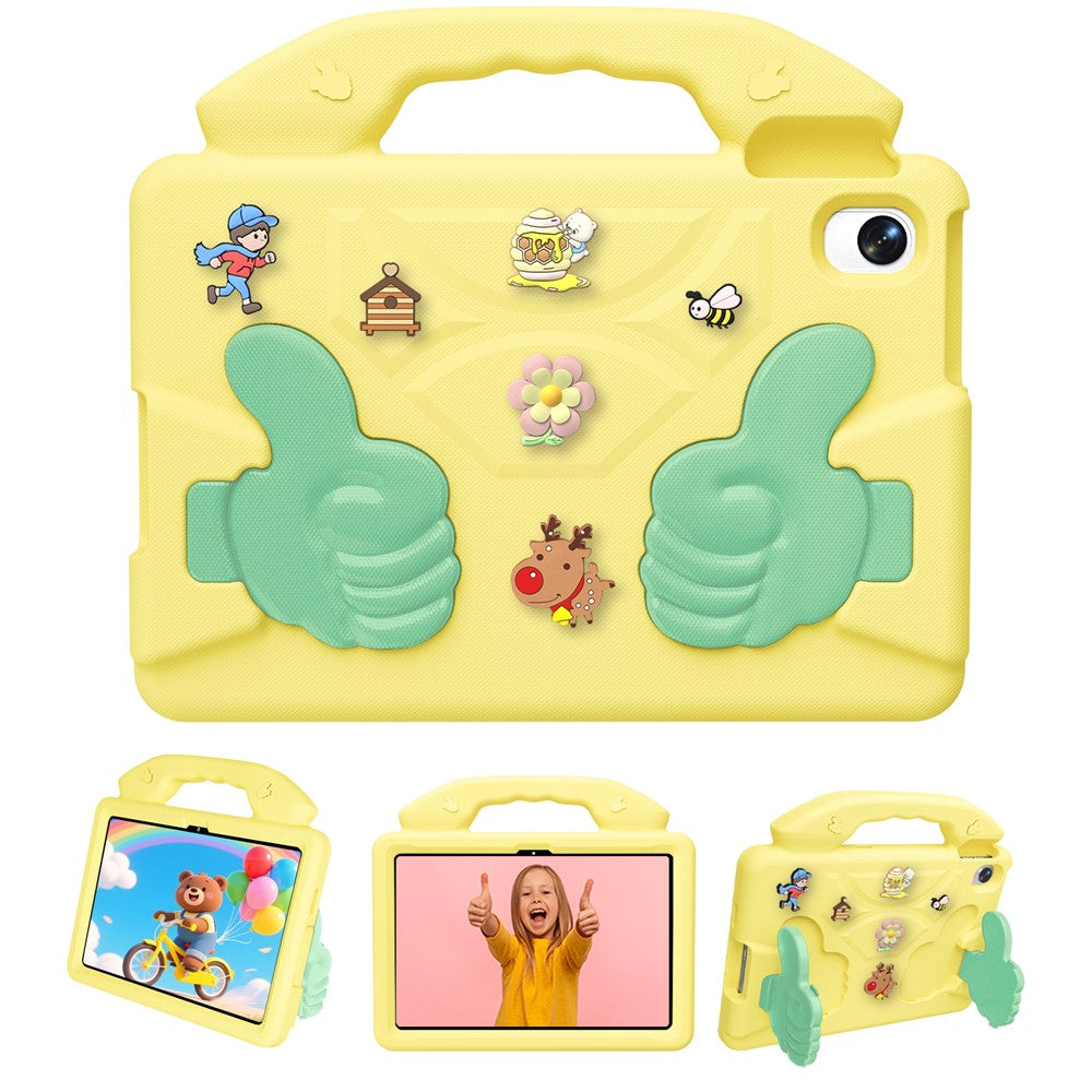 EVA Case for Xiaomi Redmi Pad 2 SE / Redmi Pad 2 9.7 / Poco Pad C1 Cartoon Thumb Kickstand Shockproof Tablet Cover