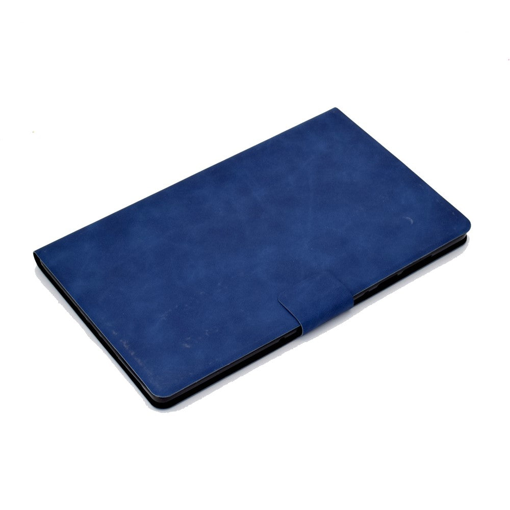 For Lenovo Tab P11 TB-J606F / Tab P11 5G  Card Holder Design Folio Flip Calf Textured Leather Tablet Case Magnetic Shockproof Cover with Stand