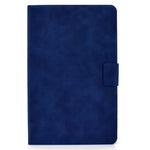 For Lenovo Tab P11 TB-J606F / Tab P11 5G  Card Holder Design Folio Flip Calf Textured Leather Tablet Case Magnetic Shockproof Cover with Stand