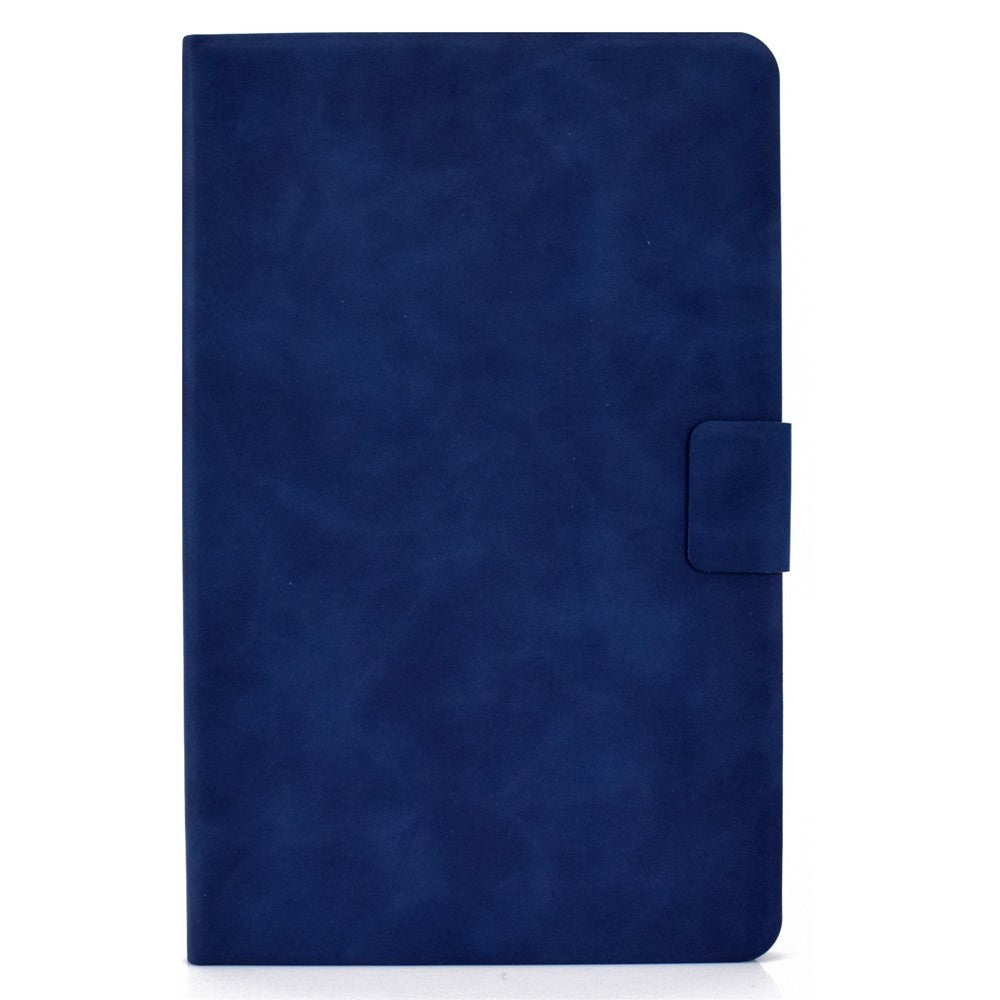 For Lenovo Tab P11 TB-J606F / Tab P11 5G  Card Holder Design Folio Flip Calf Textured Leather Tablet Case Magnetic Shockproof Cover with Stand