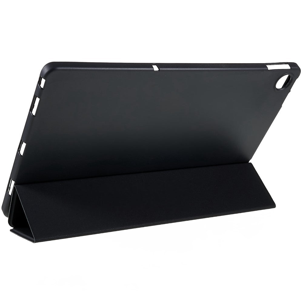 For Lenovo Tab M10 Plus (3rd Gen) / Xiaoxin Pad 2022 10.6 inch Folio Flip Full Protection Leather Tablet Case Inner Honeycomb Design Anti-scratch Cover with Tri-fold Stand