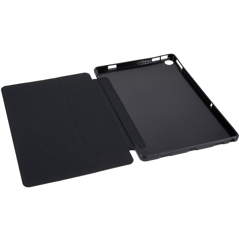 For Lenovo Tab M10 Plus (3rd Gen) / Xiaoxin Pad 2022 10.6 inch Folio Flip Full Protection Leather Tablet Case Inner Honeycomb Design Anti-scratch Cover with Tri-fold Stand