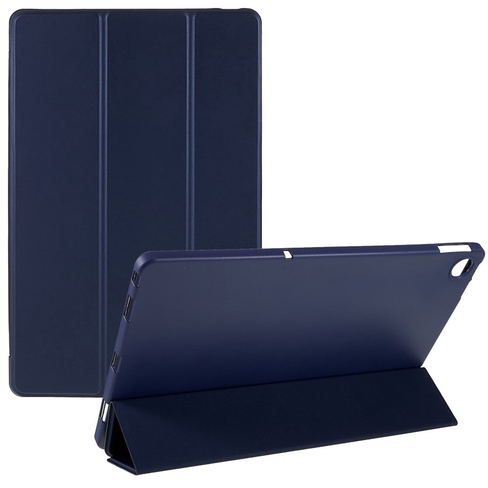 For Lenovo Tab M10 Plus (3rd Gen) / Xiaoxin Pad 2022 10.6 inch Folio Flip Full Protection Leather Tablet Case Inner Honeycomb Design Anti-scratch Cover with Tri-fold Stand