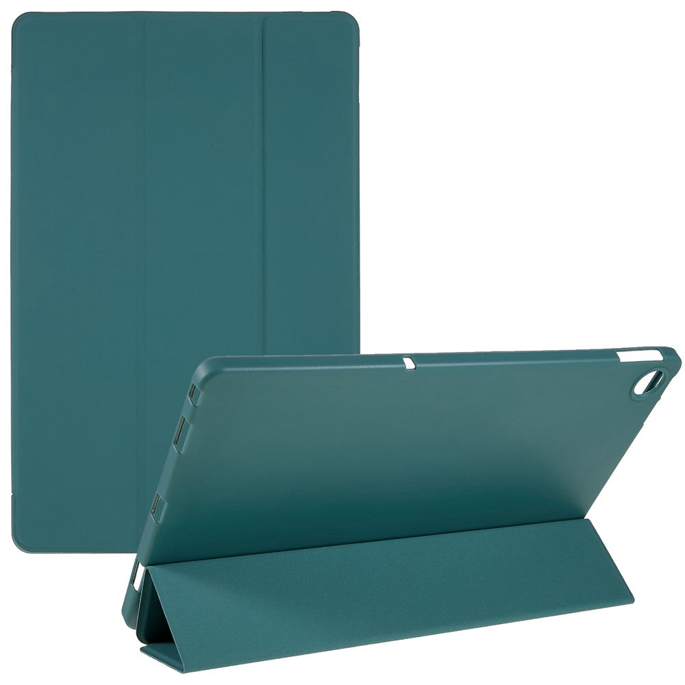For Lenovo Tab M10 Plus (3rd Gen) / Xiaoxin Pad 2022 10.6 inch Folio Flip Full Protection Leather Tablet Case Inner Honeycomb Design Anti-scratch Cover with Tri-fold Stand