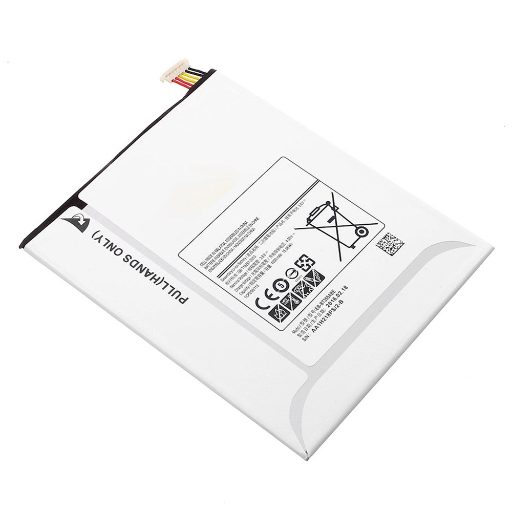 For Samsung Galaxy Tab A 8.0 SM-T355C 3.80V 4200mAh Li-ion Polymer Battery Replacement Part (Encode: EB-BT355ABE) (without Logo)