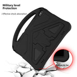 For Lenovo Tab M10 TB-X605F / X505F Case EVA Tablet Cover with Ergonomic Handle and Foldable Kickstand